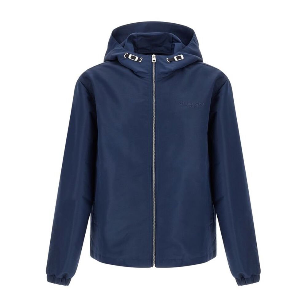 Givenchy Blue Polyester Shell Men's Jacket - Picture 1 of 4